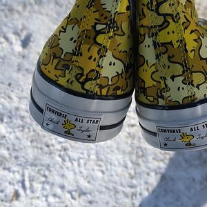 Converse Kids' Yellow Patterned High-Tops